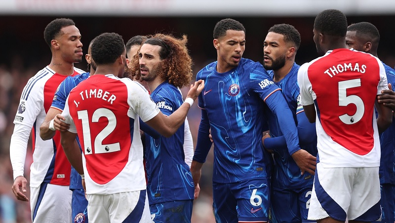 Chelsea để thua Arsenal